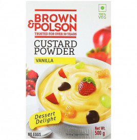 Brown & Polson Custard Powder Vanilla Dessert Delight  Box  500 grams